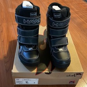 Tony Hawk Thermolite Black Winter Snow Boots ~ Youth Size 2